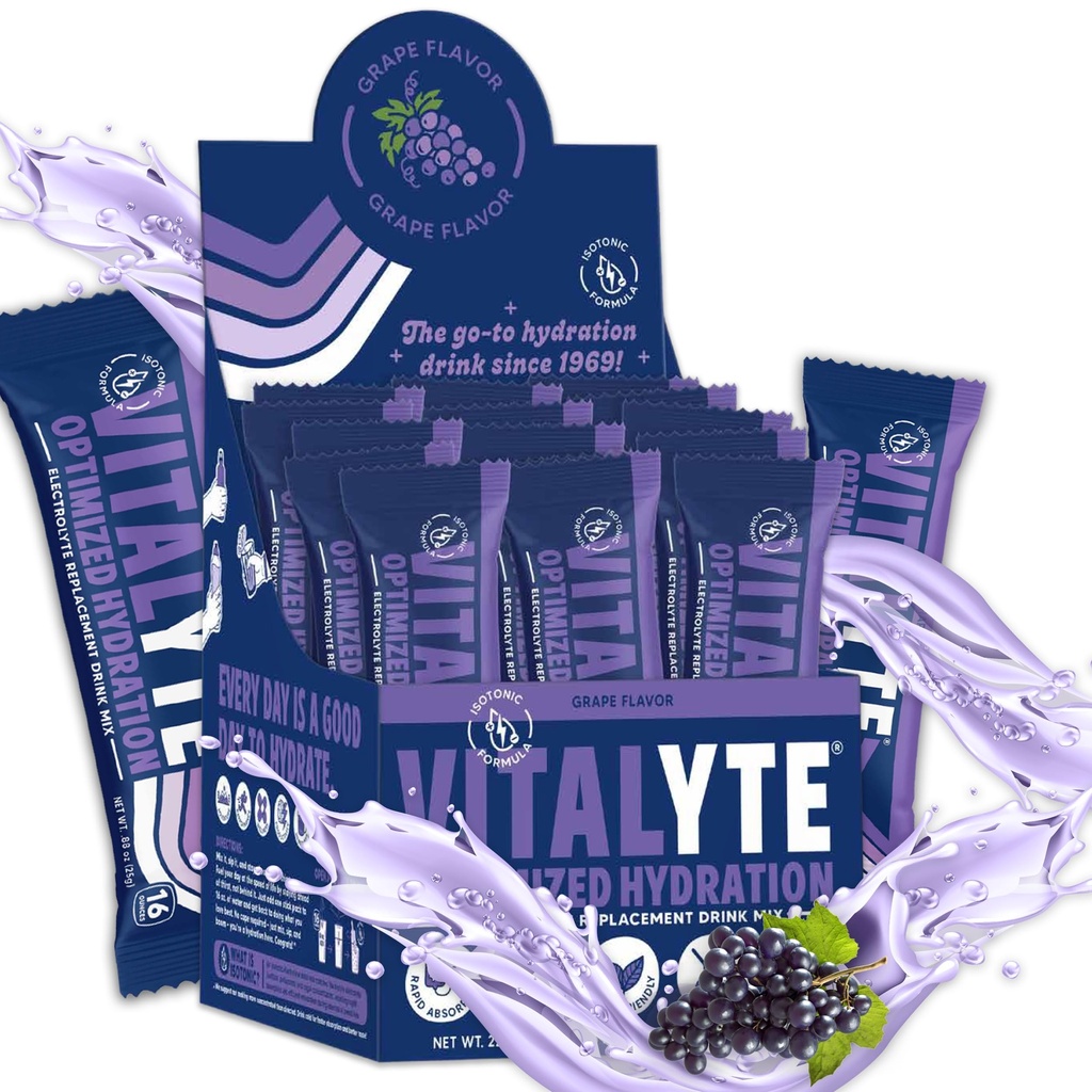 Vitalyte Electrolytes Packets Isotonic Sports Drink | Electrolytes Powder Packets Sports Nutrition Electrolyte 교체 음료 탈수 릴리프 패킷