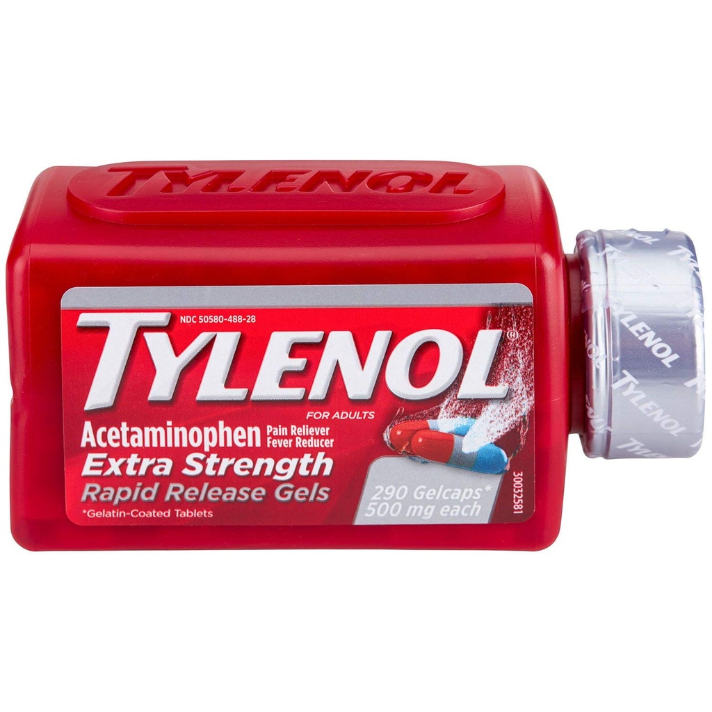 Tylenol 급속한 방출 젤 (290 ct.) (2 팩)