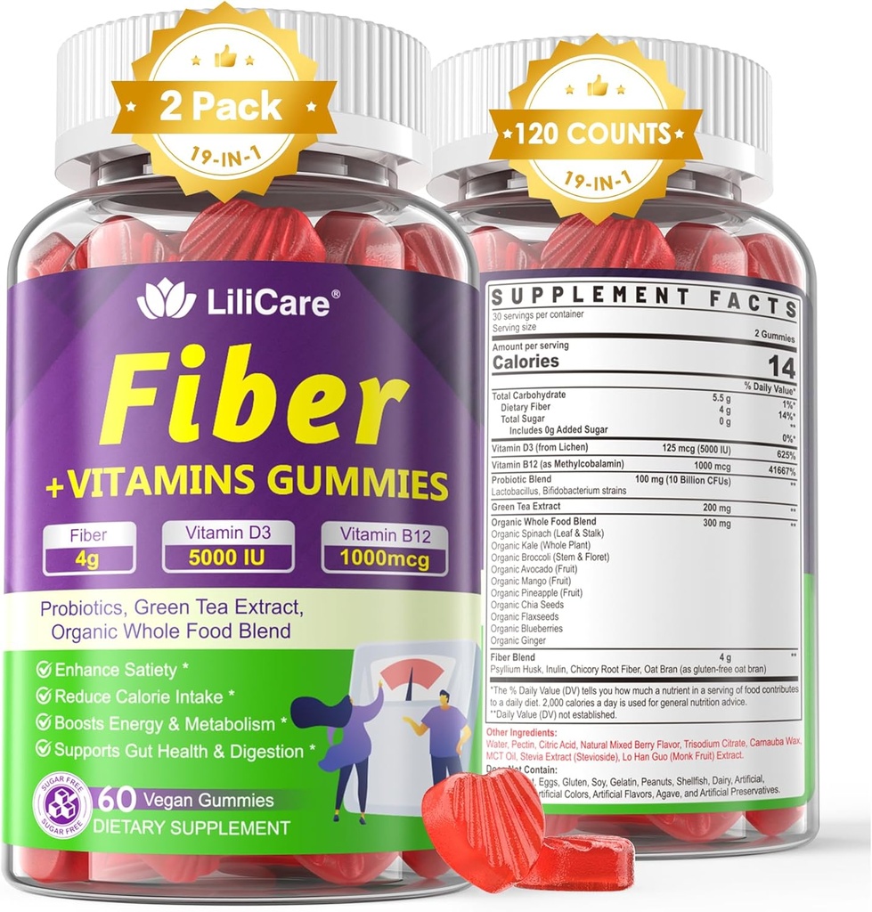 Probiotics 섬유 Gummies