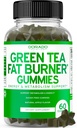 녹차 뚱뚱한 가열기 체중 감소 Gummies (60 조사) 뚱뚱한 가열기 여자 - Apple 맛을 가진 남자 & 여자를 위한 Appetite 억제 체중 감소 보충교재 - 제3자 시험하는 - 미국 Made