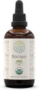 허브에라 바코파 B120 USDA 유기 텍스타일 | 알코올 프리 추출물, 고순도 초본 드롭, Relaxation, Positive Cognitive Effect | 인증 유기농 바코파 (바코파 몽니리) 말린 허브 4 온스