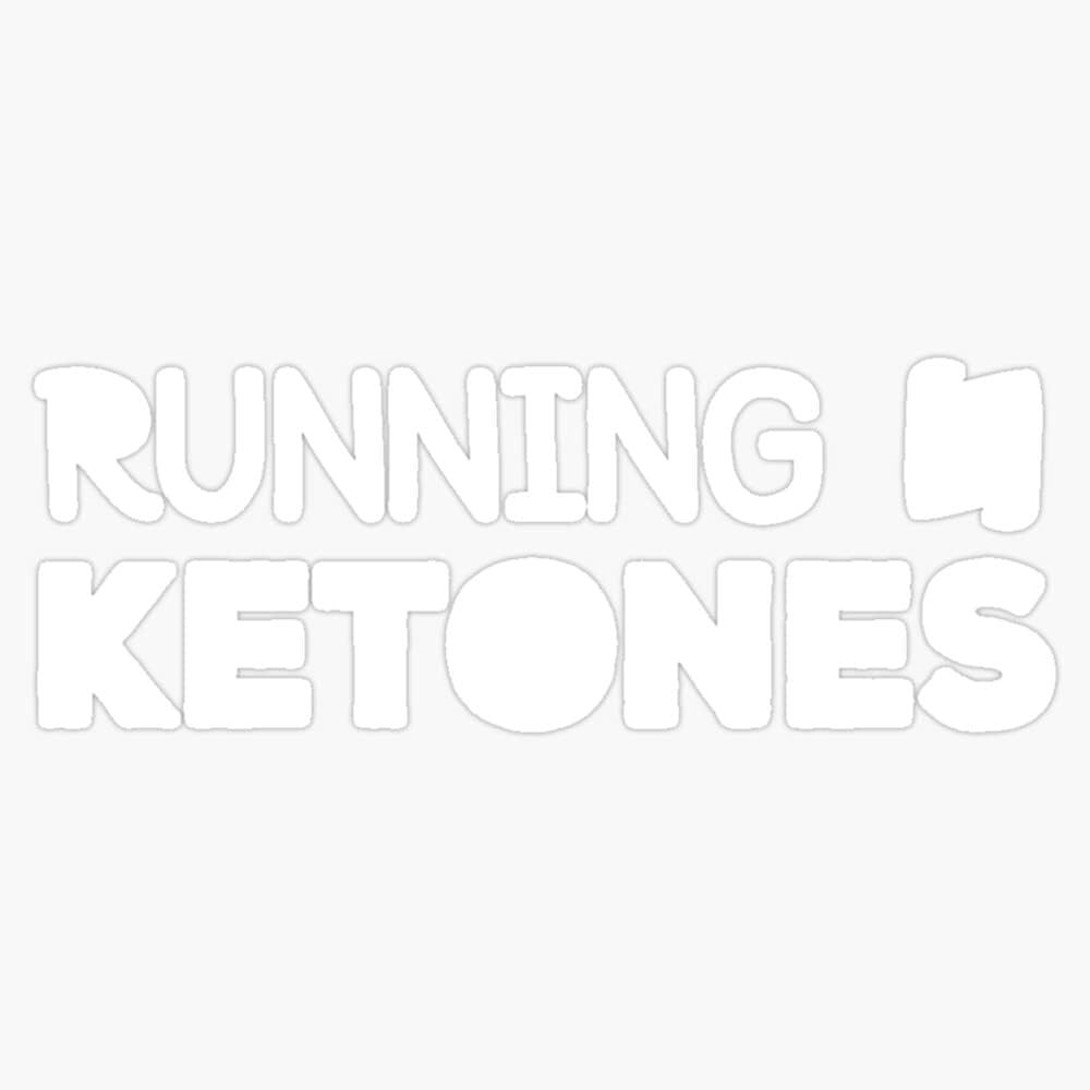 Ketones Keto Diet 체육관 운동 자석 비닐 자석 스티커 크기 5"에 운영하는 자석