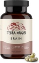 Terra Origin, 건강한 뇌 보충교재, 캡슐, CDP Choline, Ginkgo Biloba 추출물 및 Bacopa와 더불어 30의 서빙, 건강한 마음을 위해, 기억, 기억, 기억 및 기능을 개량하십시오