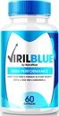 남성용 VirilBlue 캡슐, Viril Blue Male Supplement, All-Natural Formula to Support Performance and Confidence, 전체 건강을위한 프리미엄 영양, 공식 알약 검토 (60 캡슐)