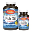 Carlson - 매우 Finest Fish Oil, 700 mg Omega-3s, 노르웨이, 지속 가능한 Sourced, 레몬, 150 카운트