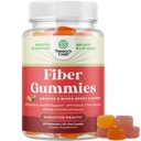 성인을 위한 맛있은 Prebiotic 섬유 Gummies - Immunity와 소화 지원을 위한 Prebiotic Soluble Chicory 뿌리를 가진 성인을 위한 높은 섬유 보충교재 Gummies 비타민 - 비 GMO Vegan Halal 60 조사