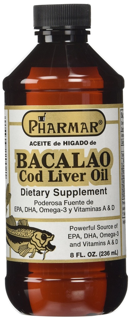 Pharmark Aceite De Higado De Bacalao Cod Liver 기름 (8개 옴)