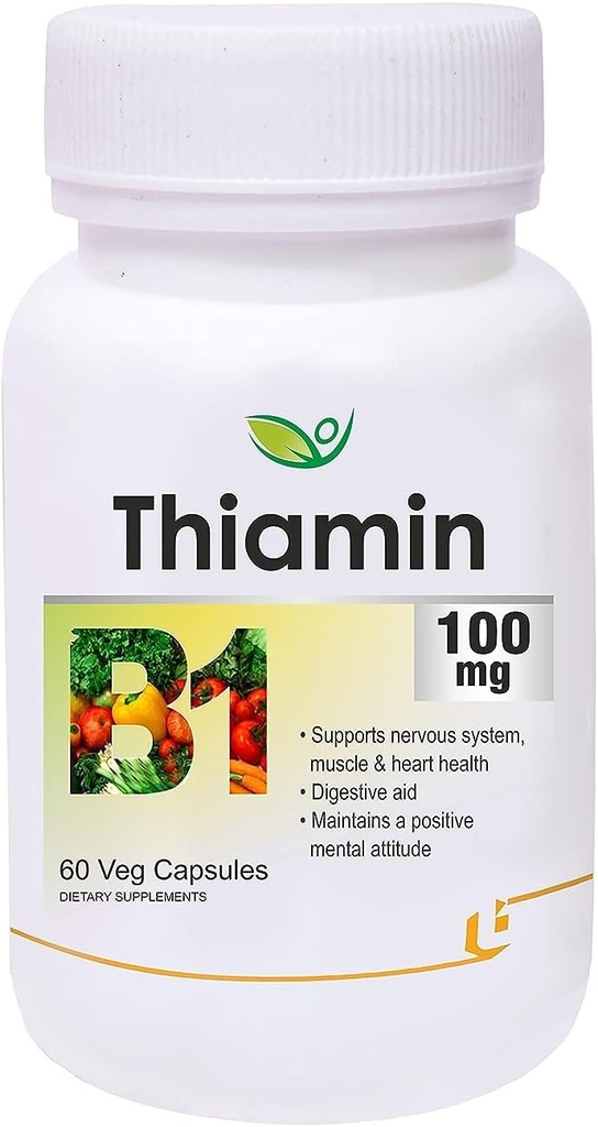 일반 펍 Thiamin (비타민 B1) - 60 Veg 캡슐