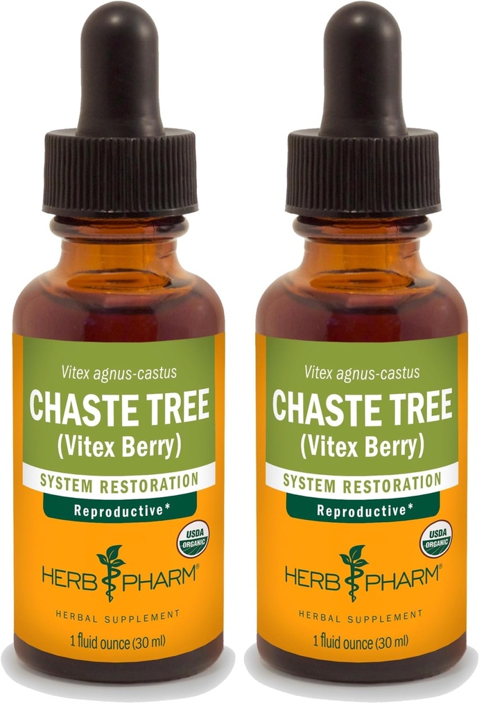 여성 재생 시스템 지원을위한 허브 Pharm Chaste 나무 액체 추출 - 1 Ounce (DCHASTE01) (패키지 2)