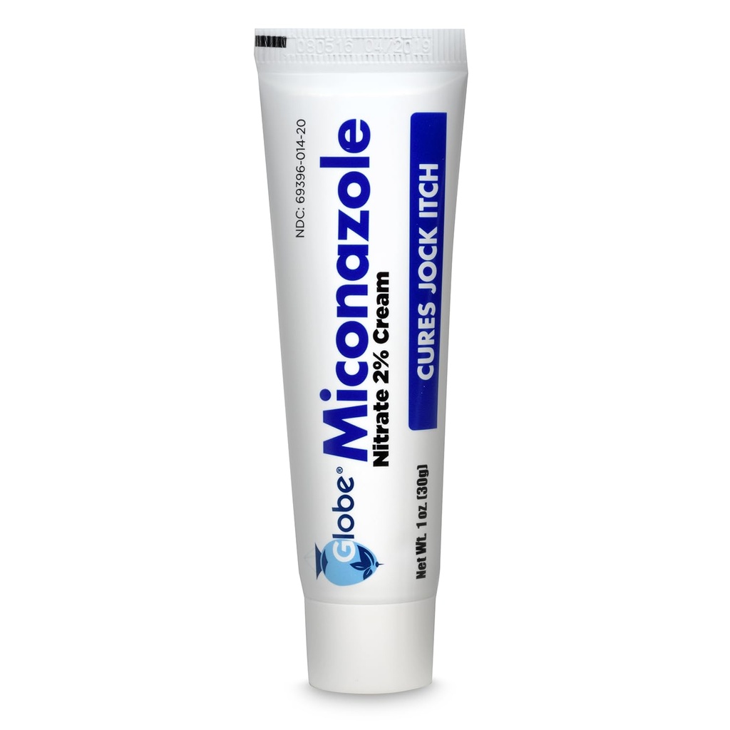 지구 Miconazole 질산염 2% 항진균성 크림 1개 oz, 치료 대부분의 Athletes 발, Jock Itch, Ringworm 및 더 많은 것. 지도 이름 상표에 비교하십시오