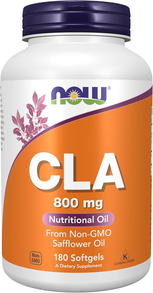 지금 보충 교재, CLA (농약한 Linoleic 산) 800 mg의 영양 기름, 180 Softgels