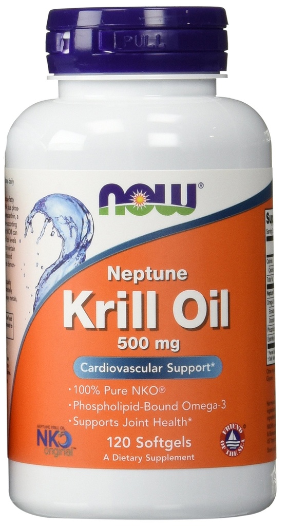 지금 음식 Neptune 크릴 기름 500Mg (2 팩) 120 softgels