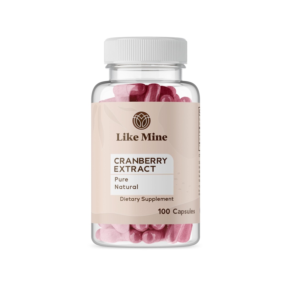 Mine Cranberry Extract (100 캡슐) 순수, 첨가제 없음, 단일 성분 (100 개)