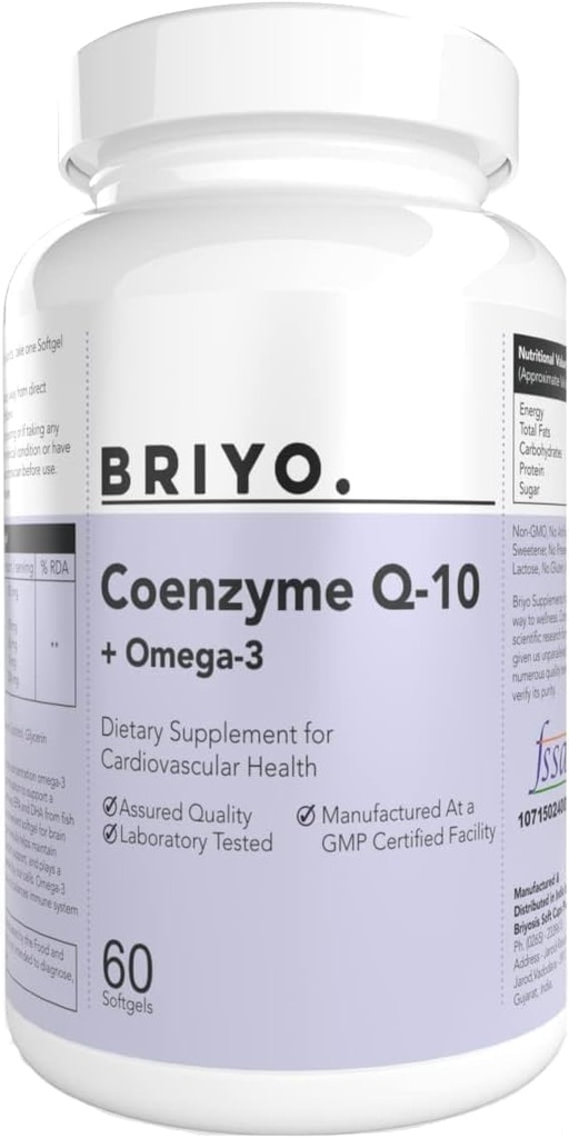 CoenzymeQ10 + Omega 3-150 mg Omega 3 + 심장 건강을 위한 Lycopene와 Selenium를 가진 100 mg Omega 3, 세포 에너지, 산화 방지제 지원