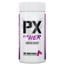 HER 용 FINAFLEX PX - 60 캡슐 - Caffeine, Ashwagandha & DIM과 Thermogenic Metabolism 개선 - 30 서빙