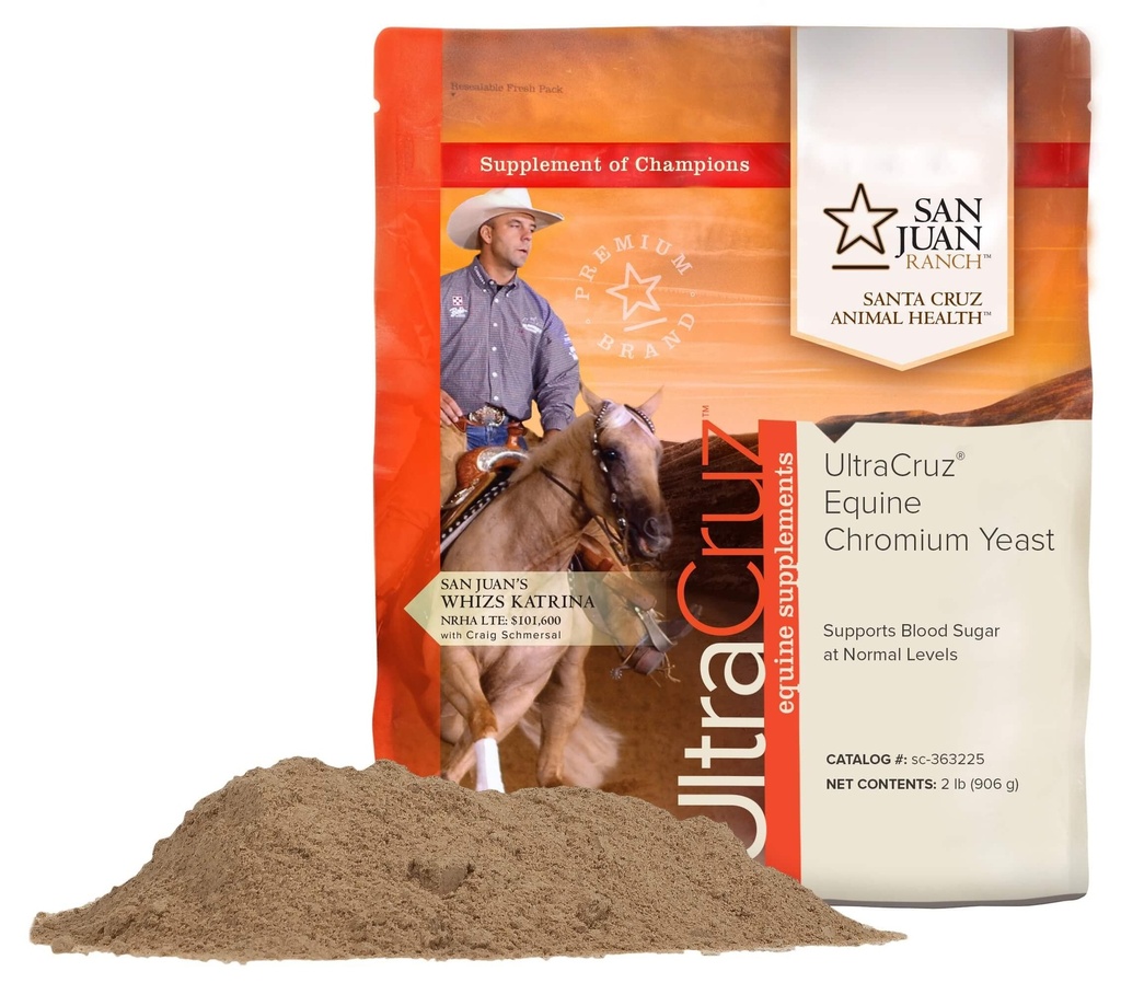 UltraCruz - sc-363225 Equine Chromium 효모 보충, 2 lb, 분말 (454 일 공급)