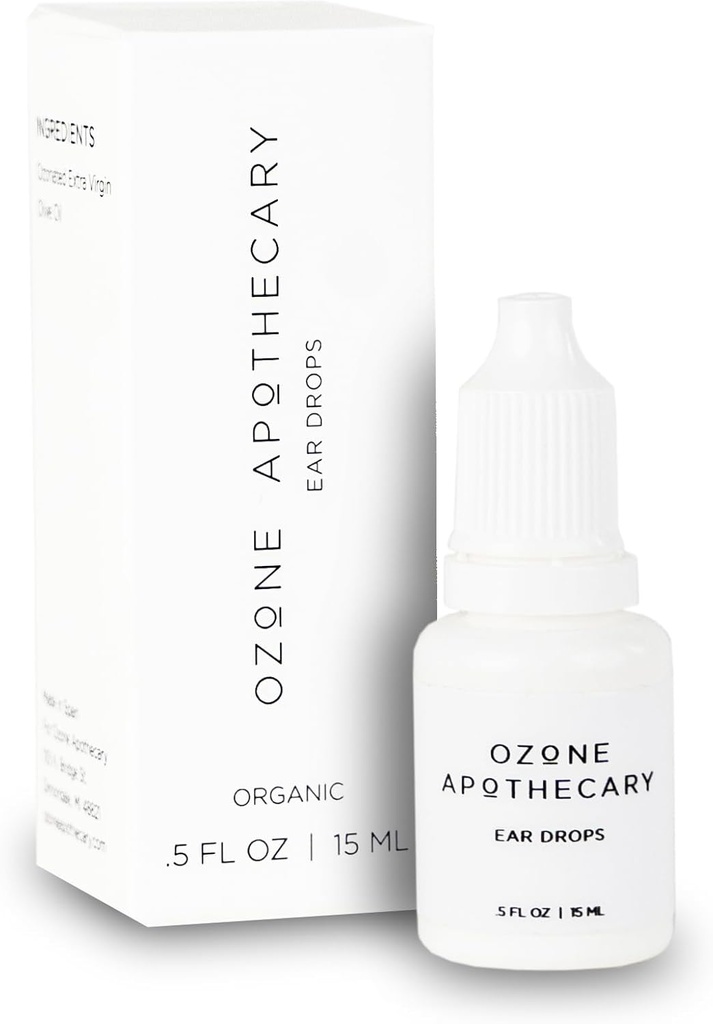 Organic Ear Drops | 오존 오일 주입 귀 관리 | 오존 오일은 영양, 보호 및 사람들 및 애완 동물을위한 정화