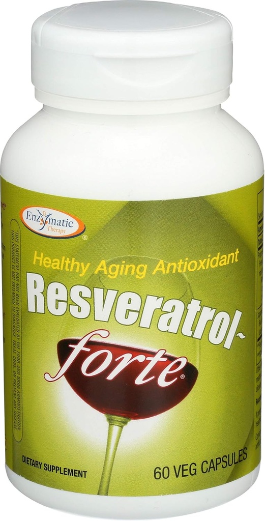 효소 치료, Resveratrol Forte, 60 정제