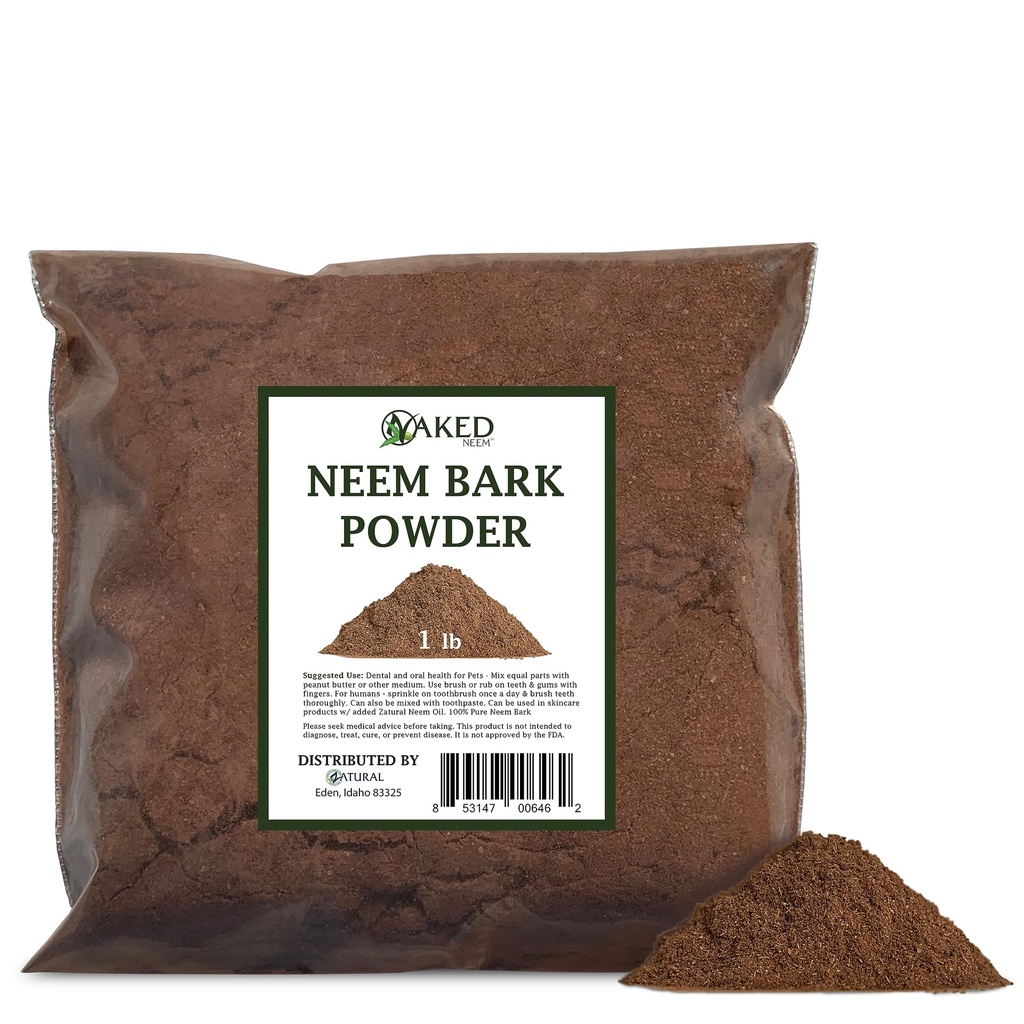 Neem Bark 치과 및 소화 지원 - 16oz 치아 분말