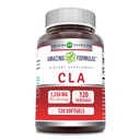 Amazing Formulas CLA (주류 Linoleic Acid) 1250 Mg | 소프트젤 보충 | 비 GMO | 글루텐 프리 | 미국 (1 팩 | 120 개)