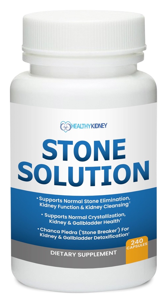 돌 해결책 캡슐 자연적인 용해제, Kidney 돌 지원 & Kidney Cleanser Chanca Piedra 돌 차단기 Gallbladder Cleanse, 홍조 & 정지 Recurrence, 돌 구호 60 봉사