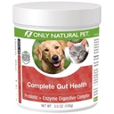 자연적인 애완 동물 완전한 Gut 건강 단지 - Probiotics & 개 & 고양이를 위한 소화 효소 보충교재 - 건강한 소화, 면역 체계, 영양 흡수를 승진시킵니다 - 미국에서 만드는 -3.5oz 분말 분말