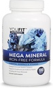 Mega Minerals Supplement by Youfit Nutrition | All 72 Trace Minerals | 미네랄 및 면역 건강 지원의 원천이있는 프리미엄 포뮬러 | Iron Free | All in One | 1000mg 칼슘 500mg 마그네슘