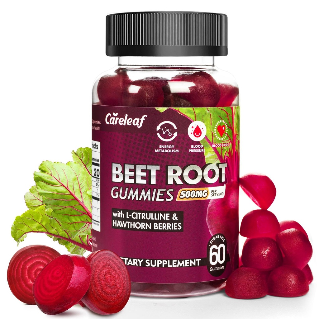 설탕은 혈압, L-Citrulline 및 Hawthorn 추출물, 복숭아 풍미 Beet Chews 높은 혈압, 60 조사를 가진 Vegan 사탕수수수 뿌리 Gummies를 위해 간결합니다
