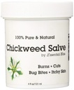 Chickweed Salve 4OZ * 100% 순수한 * 모든 자연적인 유기 첨가물 없음 * Soothing 반대로 Itch 크림 * 건조한 피부에서 기복 제공