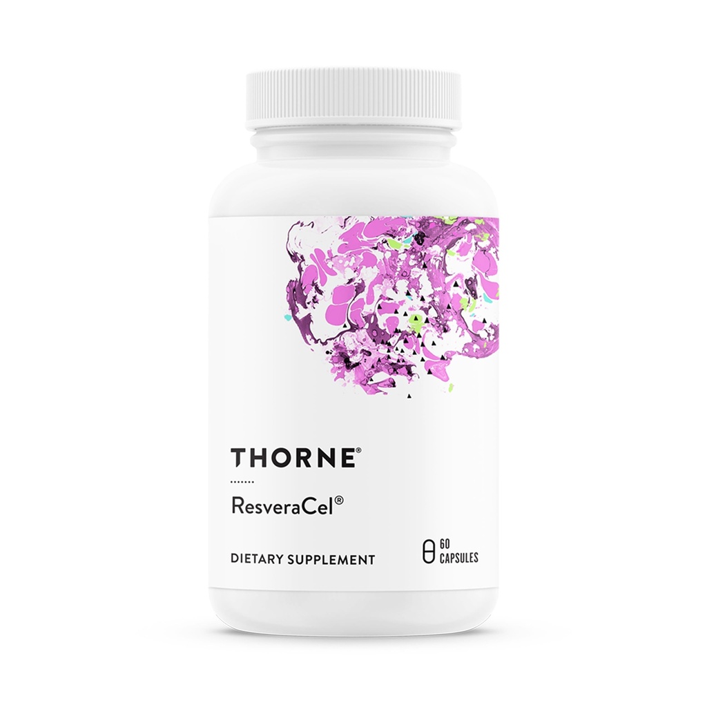 THORNE - ResveraCel - Quercetin Phytosome & Resveratrol과 니코틴 아미드 Riboside - 건강한 노화, 메틸화, 셀룰러 에너지 생산 및 대사 * - 30 서빙