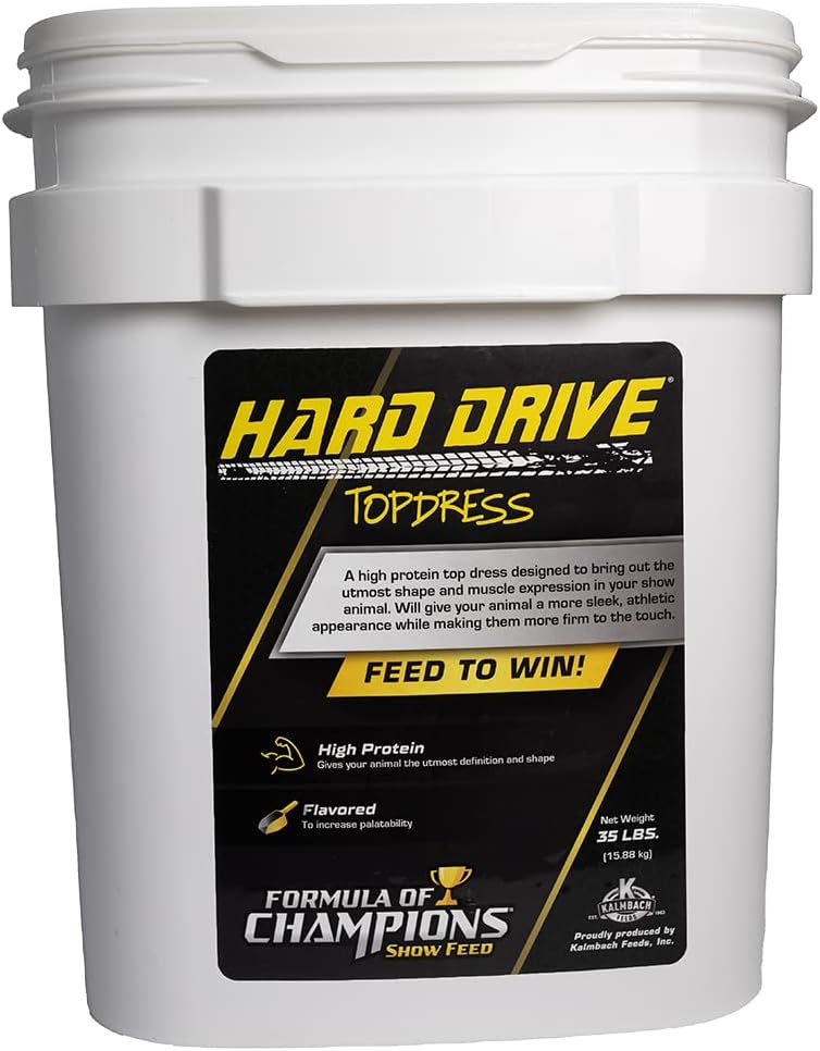하드 드라이브 Topdress는 가축, 양, 염소 및 돼지, 35 lb 물통을 위한 보충교재를 형성했습니다
