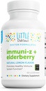 DAVINCI Little Immuni-z + Elderberry - 아이 아연 Lozenge를 지원 면역 건강, 건강한 Lungs 및 Throat Tissue* - 비타민 D3, 아연, Elderberry 및 더 많은 - 레몬 맛 - 60 Lozenges