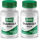 BHI Diarrhea는 Mild Diarrhea - 8 Soothing Homeopathic Active Help Calm Stomach Ache, Gas & Cramps for Women & Men - 100 Tablets (Pack of 2)를 위한 빠른 행동 자연적인 Remedy를 완화합니다