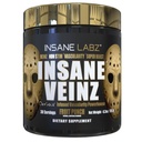 Insane Labz Insane Veinz Gold, Nitric Oxide Non Stimulant pre Workout Powder, Hydromax, Nitrosigine으로로드, 혈관 및 혈액 흐름, 30 Srvgs, 과일 펀치 증가