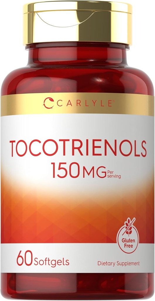 Carlyle Tocotrienols 보충교재 | 150mg | 60 Softgels | Non-GMO 및 글루텐 Free Complex