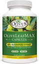 OliveLeafMAX 올리브 리프 추출물 (40% Oleuroepin) + 유기 올리브 리프 파우더 + 필러 없음 + 300 채식 캡슐 + 스페인에서 소스 및 GMP 시설에서 제조