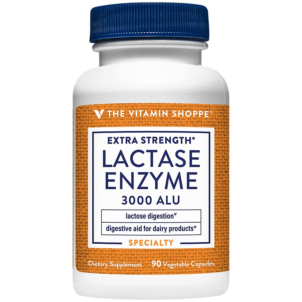여분 힘 Lactase 효소 a" 소화 원조 a" 3,000 ALU (90 식물성 캡슐)