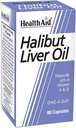 HealthAid Halibut Liver 오일 - 90 캡슐