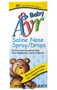 Baby Ayr Saline Nose Spray & Drops 30 mL – Gentle Infant Nasal Moisturizer, Helps Loosen Mucus & Relieve Congestion