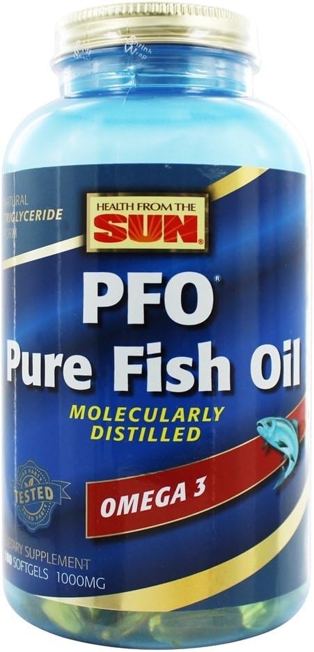 Sun Dietary 보충교재, PFO 순수한 물고기 기름, 180 연약한 젤에서 건강