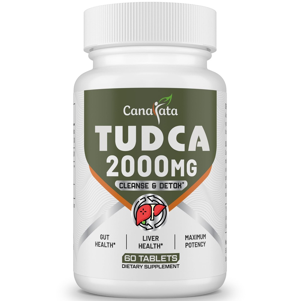 TUDCA Liver 보충제 2000mg - 강한 Bile 소금 지원 Liver Detox & Cleanse - Liver 및 Gallbladder 건강 공식 - 삼키기 태블릿에 쉬운 30 일 공급