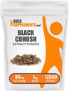BulkSupplements.com 블랙 Cohosh 추출 분말 - 블랙 Cohosh 루트에서, 초본 보충 - Vegan & Gluten 무료, 서빙 당 80mg, 1kg (2.2 파운드) (팩 1)