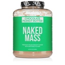 NAKED Vegan 질량 - 초콜렛 땅콩 버터 - 1,290 칼로리, 인공 없음, 모든 자연적인 초콜렛 PB 무게 게인더 단백질 분말, 비 GMO, 콩 & 글루텐 자유로운 - 8LB 대량 - 11의 서빙