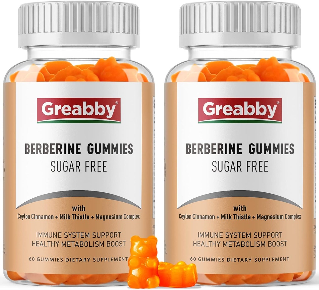 Ceylon Cinnamon 보충교재를 가진 Berberine - Berberine Gummies, 성인을 위한 유기 Berberine HCL 1200 mg, 면역 체계 지원, 설탕 자유로운, GMO는, 글루텐 해방합니다, 120의 Gummies 해방합니다