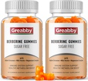 Ceylon Cinnamon 보충교재를 가진 Berberine - Berberine Gummies, 성인을 위한 유기 Berberine HCL 1200 mg, 면역 체계 지원, 설탕 자유로운, GMO는, 글루텐 해방합니다, 120의 Gummies 해방합니다
