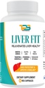 Liver Fit | Liver Cleanse, Detox & Repair Formula - 밀크 이틀 추출물, Phyllanthus Amarus 추출물, Picrorhiza Kurrora 추출물, 60 캡슐을 가진 천연 간섭 지원 보충교재