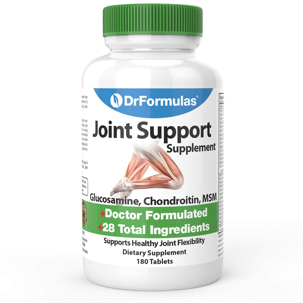 DrFormulas 합동 지원은 남자 & 여자를 위해 보충합니다 | Glucosamine Chondroitin Msm, (Mendamine) 60 일 공급