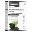 얼굴과 피부 제거 죽은 피부, 불순 및 Detoxify 피부 코코넛 숯 분말 100 % 천연 200gm에 대 한 자연 활성화
