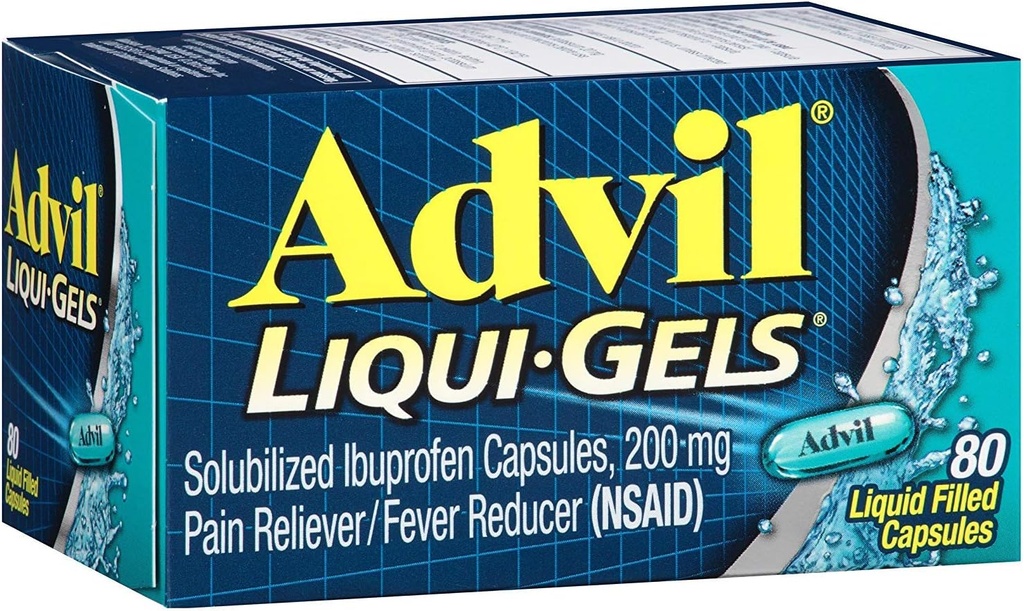 Advil Liqui-Gels 80 Liqui-Gels (포장 3)
