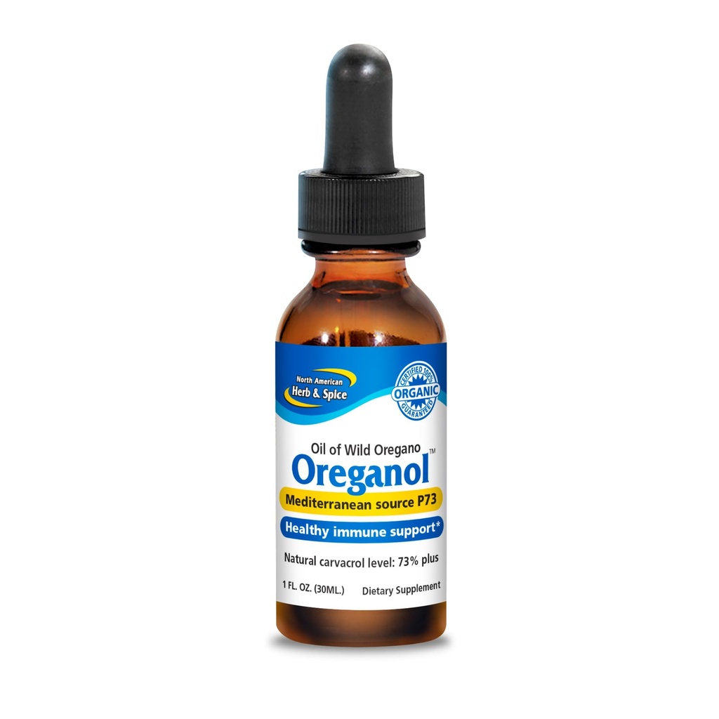 NORTH AMERICAN HERB & SPICE Oreganol - 1 fl oz, 3 팩 - Unprocessed, 야생, 유기 Oregano 오일 - 지중해 소스 P73 - Non-GMO - 1296 총 서빙